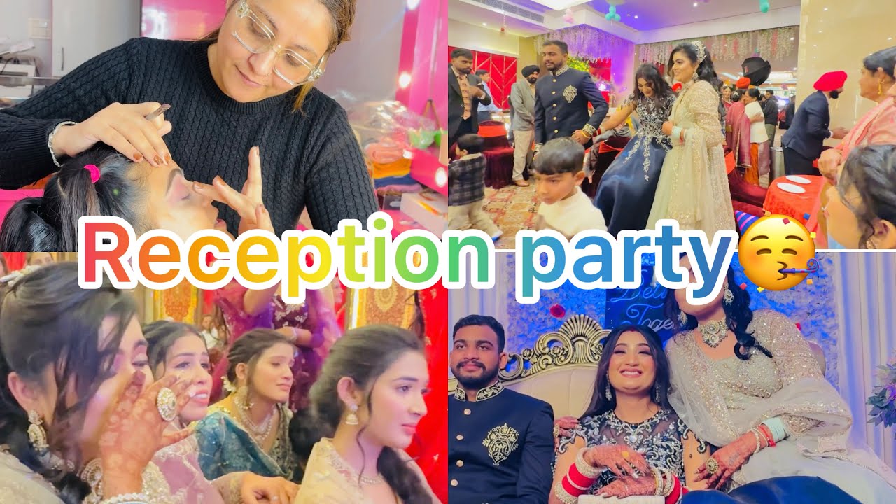 Finally reception party vala day 🧿❤️ || full enjoy with all family 🥳 || jashn Kaur @jas-b7z 
