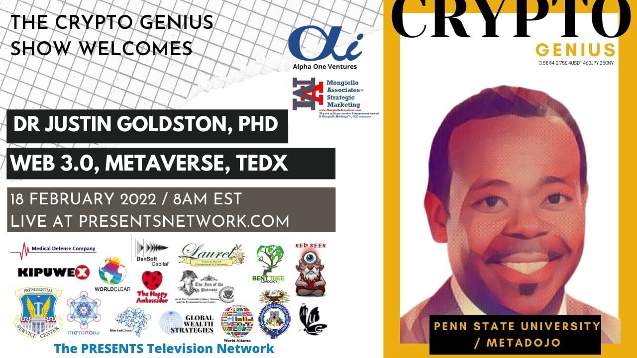 Doctor Justin Goldston from the University of Pennsylvania on the Crypto Genius Show!