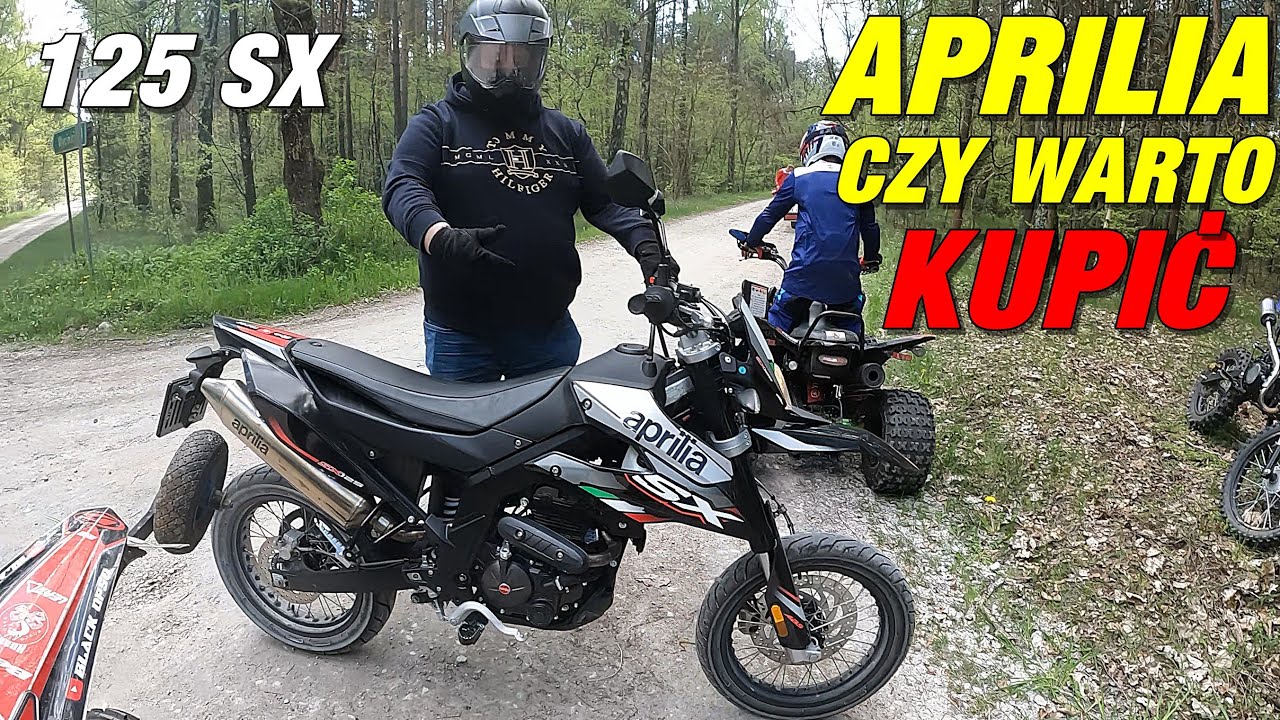 NOWA APRILIA SX 125 CZY WARTO KUPIĆ ! ? PIERWSZA JAZDA !