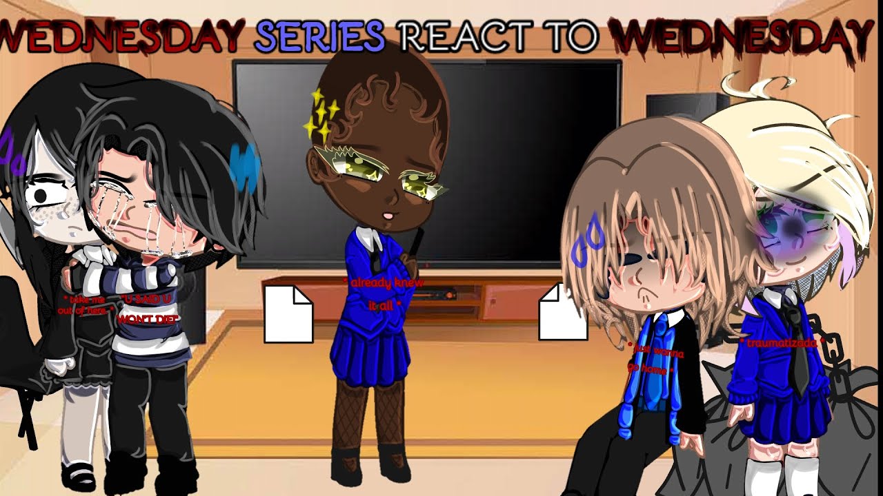 Wednesday serie react to Wednesday //gacha\\//Wednesday series\\//TW's in dec!!\\//Enid X Wednesday?