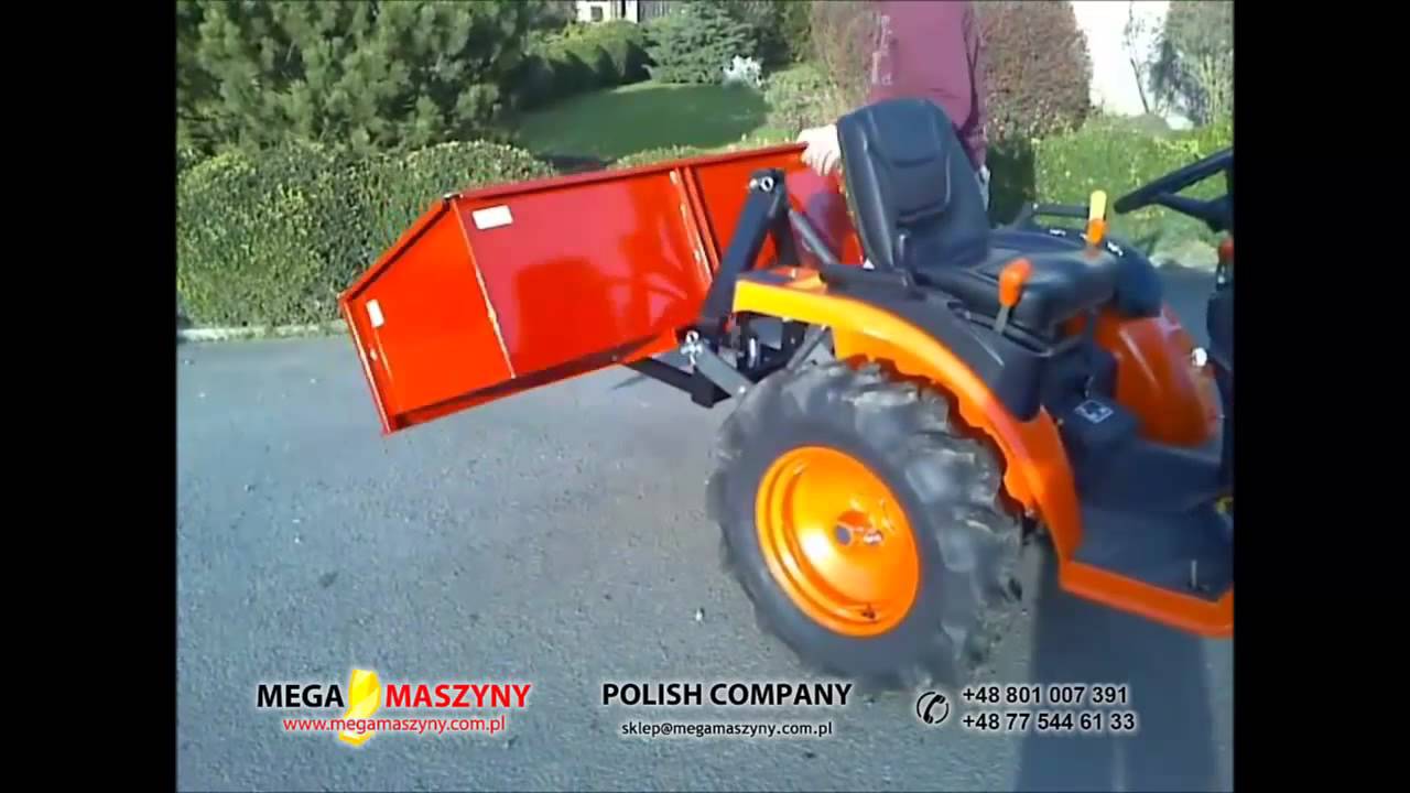Skrzynia transportowa do mini traktora VARES TRB