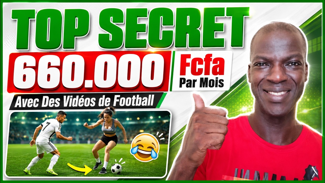 🔐 TOP SECRET 🔐 660.000 Fcfa Par Mois Sur YouTube en Réutilisant Des Videos