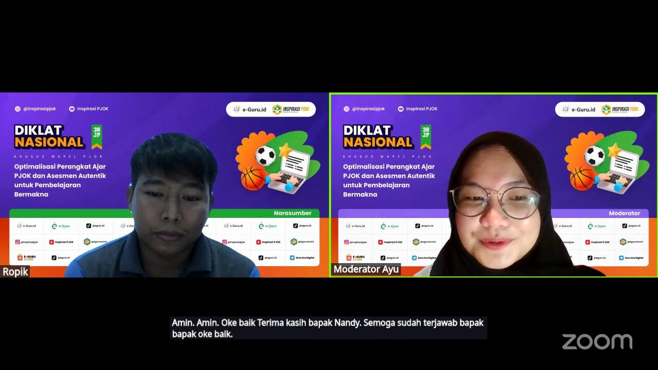 #1 Diklat Optimalisasi Perangkat Ajar PJOK dan Asesmen Autentik untuk Pembelajaran Bermakna