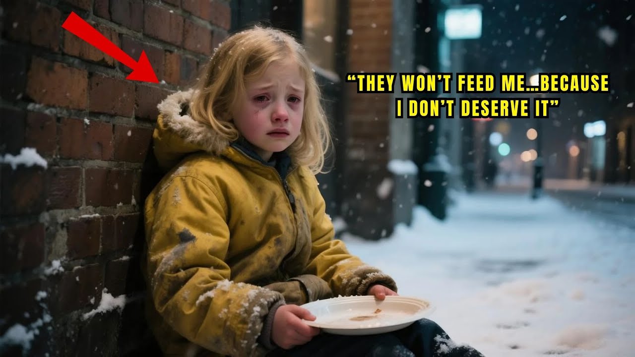 “THEY WON’T FEED ME…BECAUSE I DON’T DESERVE IT” THE POOR GIRL WHISPERED TO THE BILLIONAIRE, A SECRET
