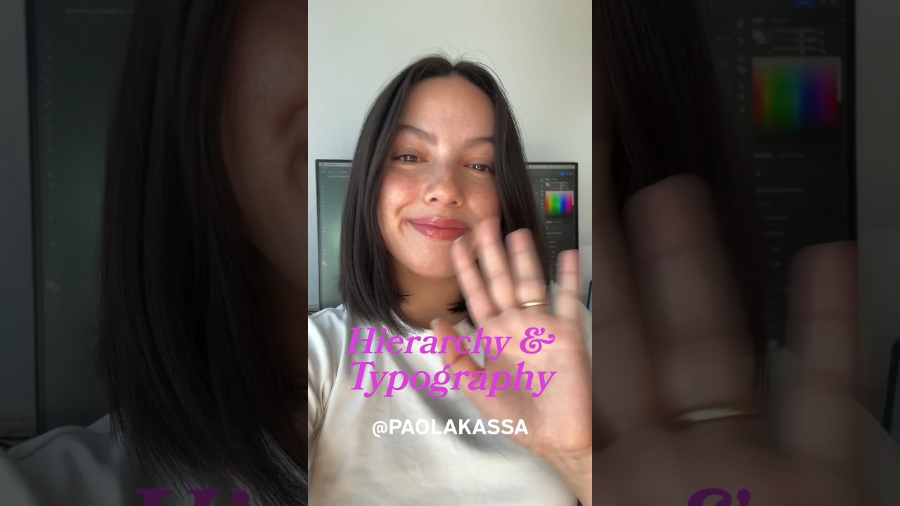 how to create visual hierarchy with typography! #adobelive