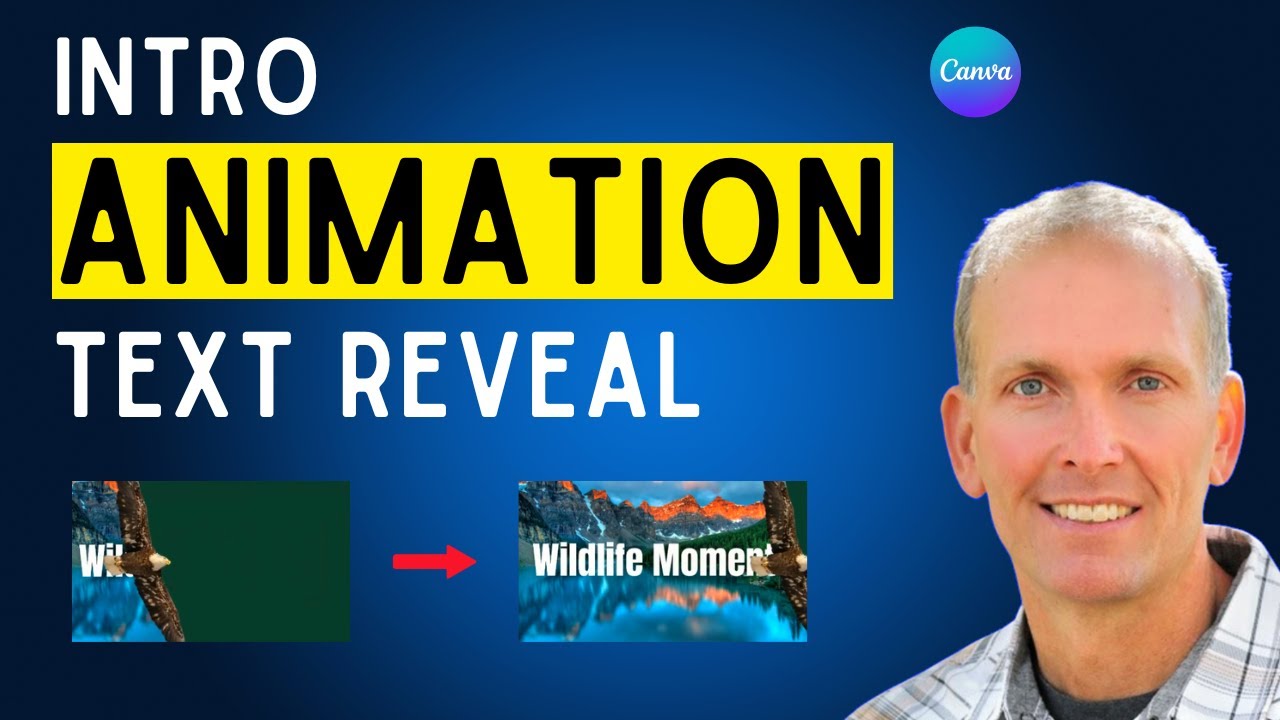 How to Create Intro Animation using Text Effect in Canva | STEP BY STEP