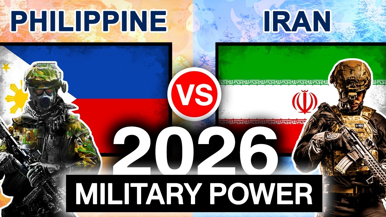 Сравнение военной мощи Филиппин и Ирана к 2026 году | Военная мощь Ирана и Филиппин к 2026 году
