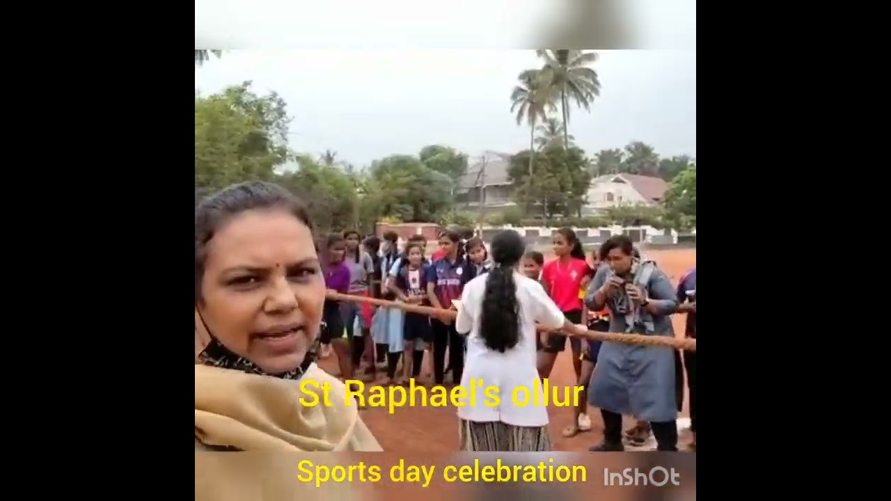 sports day celebration,st Raphael's ollur