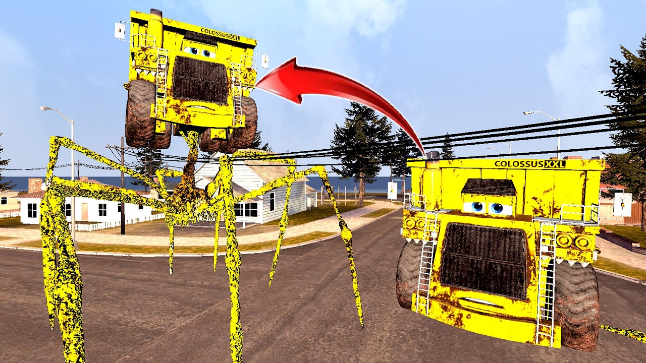 I discovered a TERRIFYING construction vehicle monster in Garry's Mod! 😱