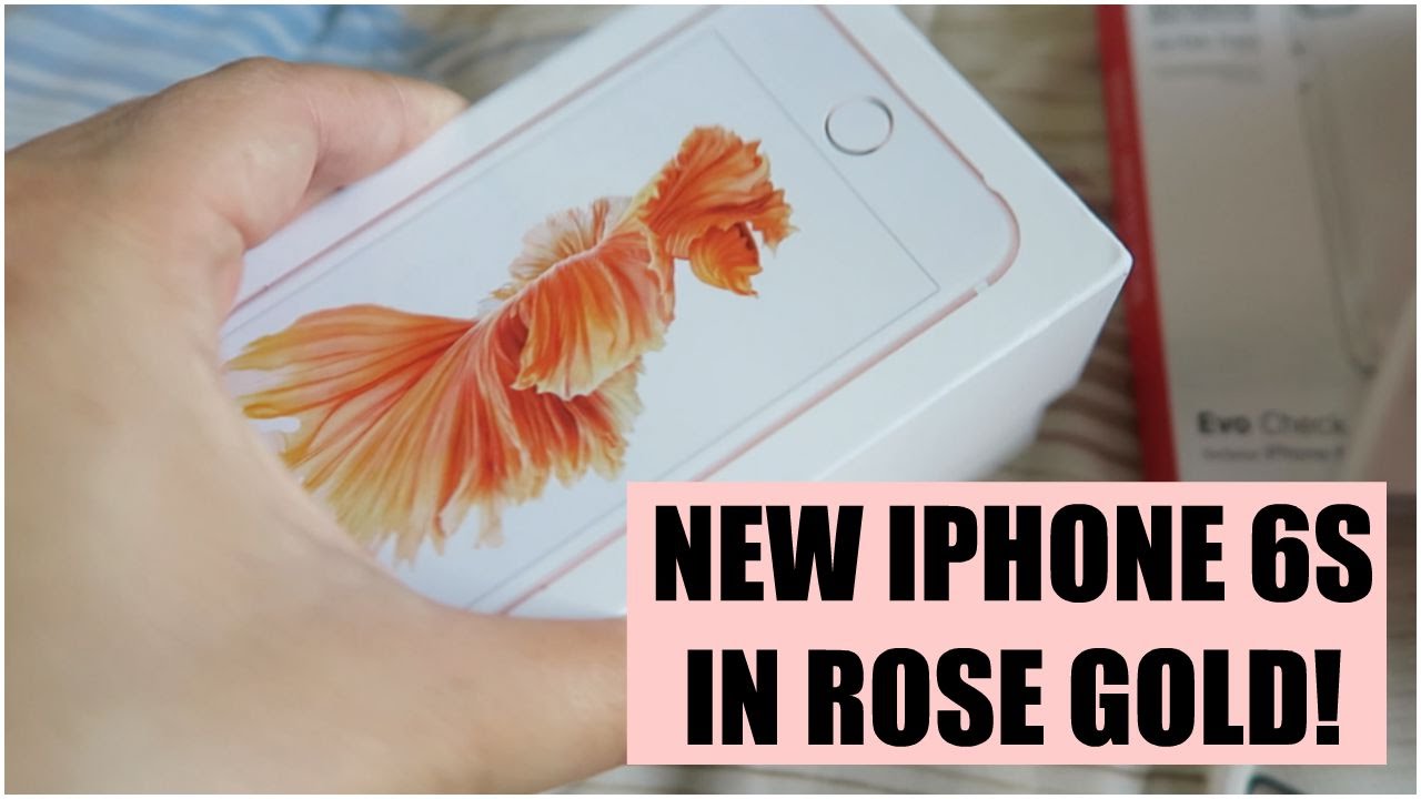 NEW IPHONE 6S IN ROSE GOLD! - September 25, 2015