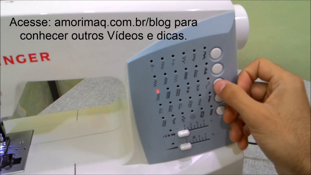 Aula Grátis de Manuseio Máquina De Costura Singer Cosmo 7422 7426