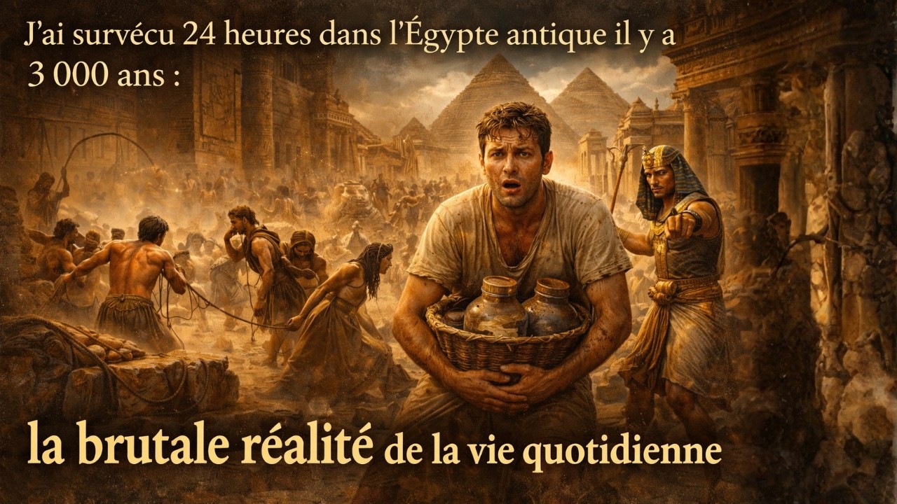 J'ai survécu 24 heures dans l'Égypte antique il y a 3000 ans la brutale réalité de la vie quotidienn