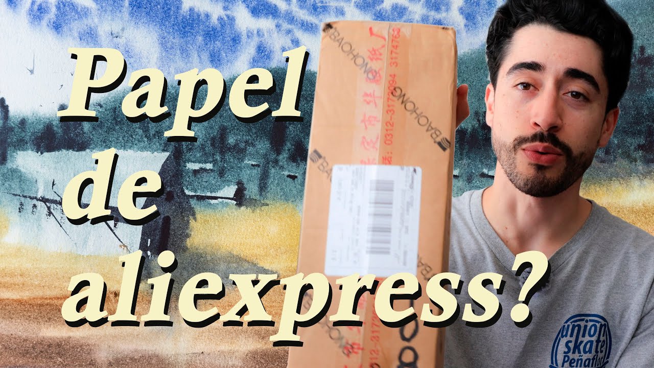 ¿Vale la pena el papel Baohong de AliExpress? | Test en acuarela