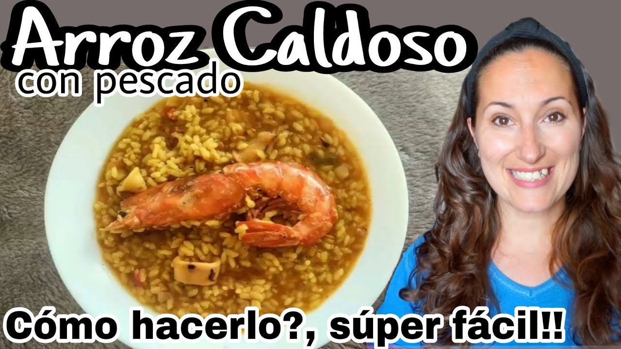 Cómo hacer ARROZ CALDOSO de Pescado??/ FACILISIMO y Delicioso/ Paso a Paso/ Recetas caseras