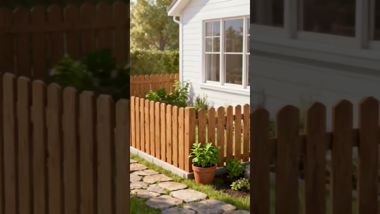 latest minimalist wooden fence designs 