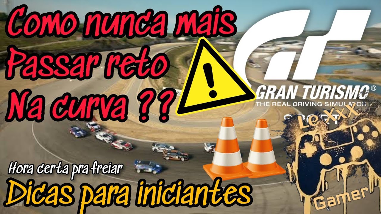 Gran Turismo SPORT - COMO NUNCA MAIS PASSAR RETO NA CURVA DICAS PARA INICIANTES HORA CERTA DE FREIAR