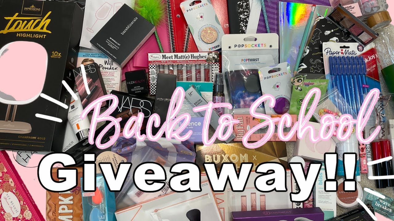 HUGE BACK TO SCHOOL GIVEAWAY 2021 (CLOSED)