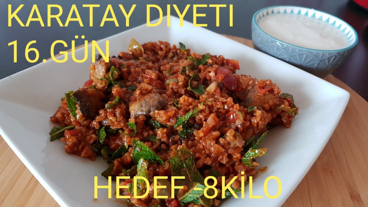 KARATAY DİYETİ 16.GÜN😍BENİMLE ZAYIFLAMAYA VARMISINIZ? HEDEF -8KİLO