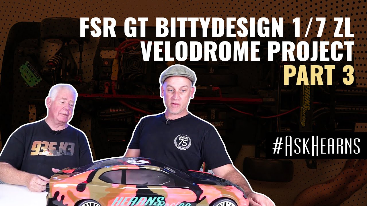 FSR GT Bittydesign 1/7 ZL-21N Velodrome Project Part 3 | Body Painting with Tony Gray | #askhearns