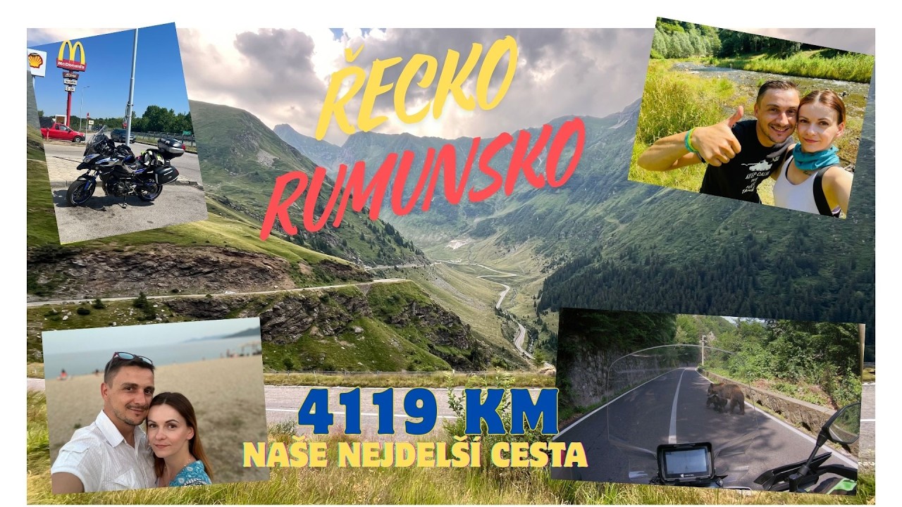 Od moře až za medvědama, aneb mototrip 2024 - Řecko - Rumunsko 1/2