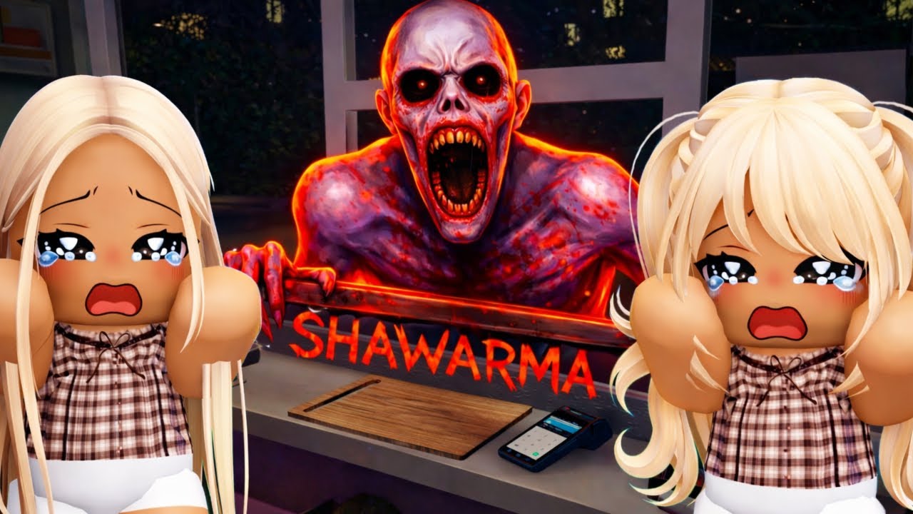 AS GÊMEAS MILIONÁRIAS VOLTARAM A TRABALHAR NO QUIOSQUE MAIS ESTRANHO DO ROBLOX QUIOSQUE SHAWARMA 2