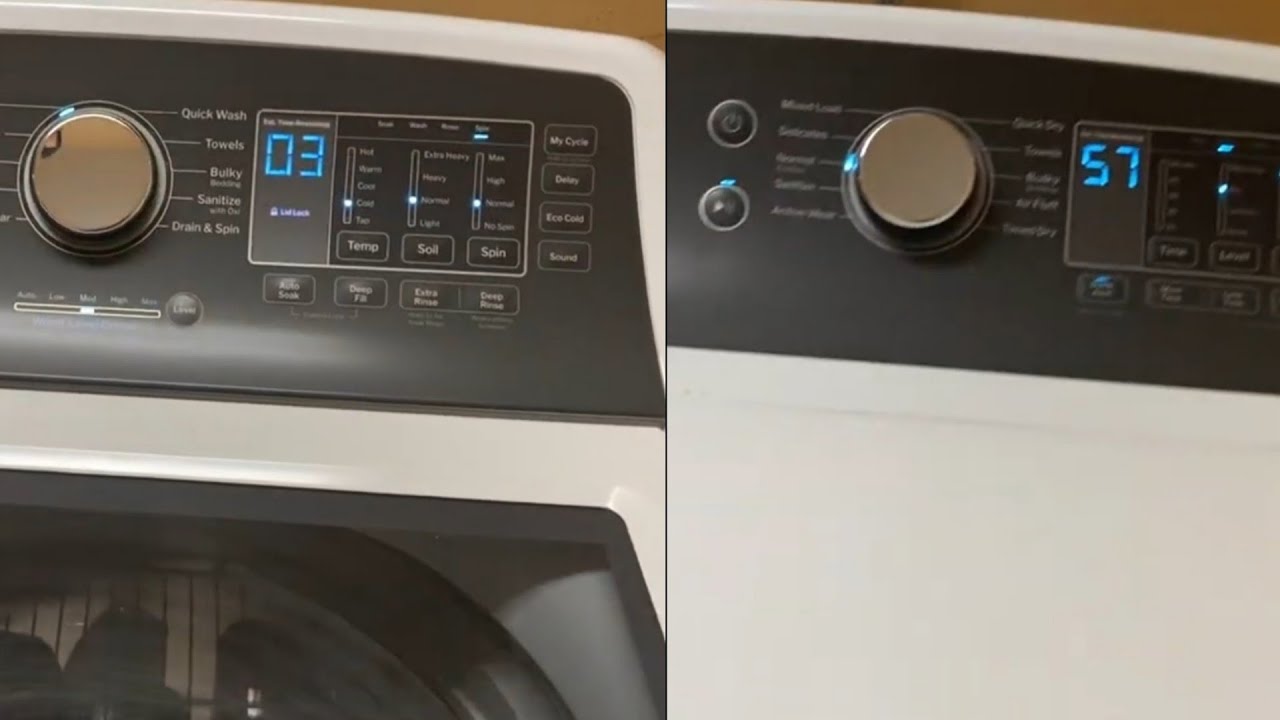 New GE Washer/Dryer that replaced our old late 90s Maytag Washer/Kenmore Dryer