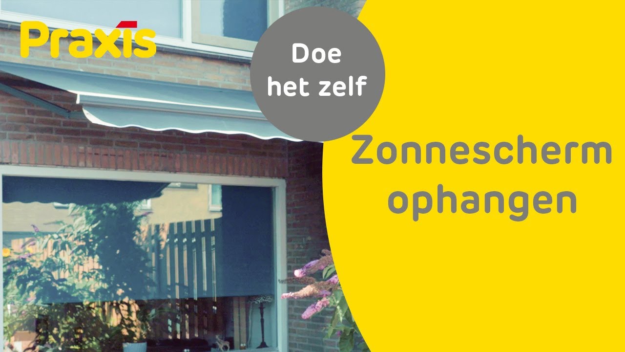 Zonnescherm ophangen: zo doe je dat - Praxis