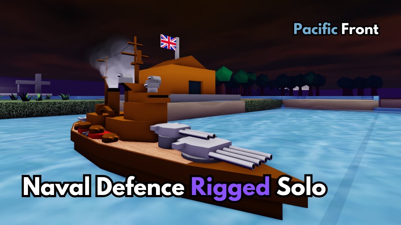 Naval Defence | Rigged | Solo | Pacific Front | Gameplay | Noobs In Combat