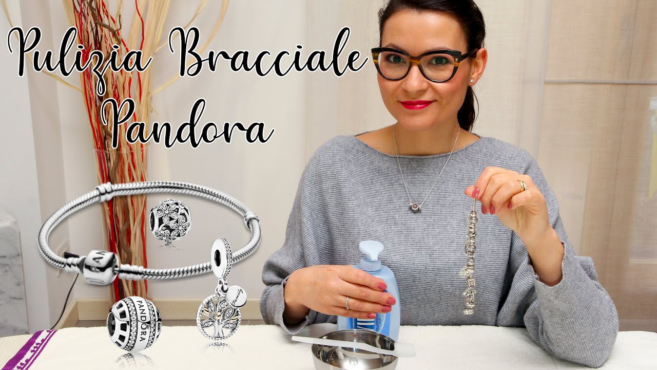 PULIZIA bracciale PANDORA (BRILLANTISSIMO!!! Come nuovo!)