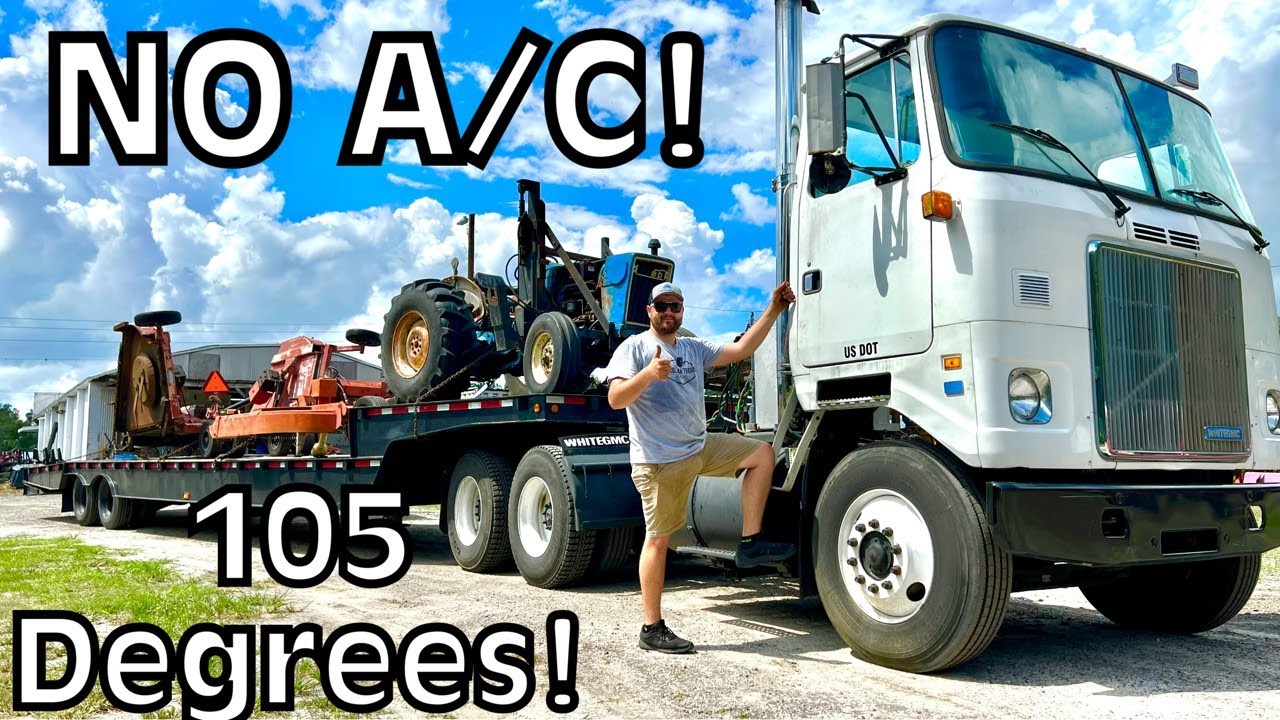 Trucking in a 1980’s Cabover with NO A/C IN FLORIDA!