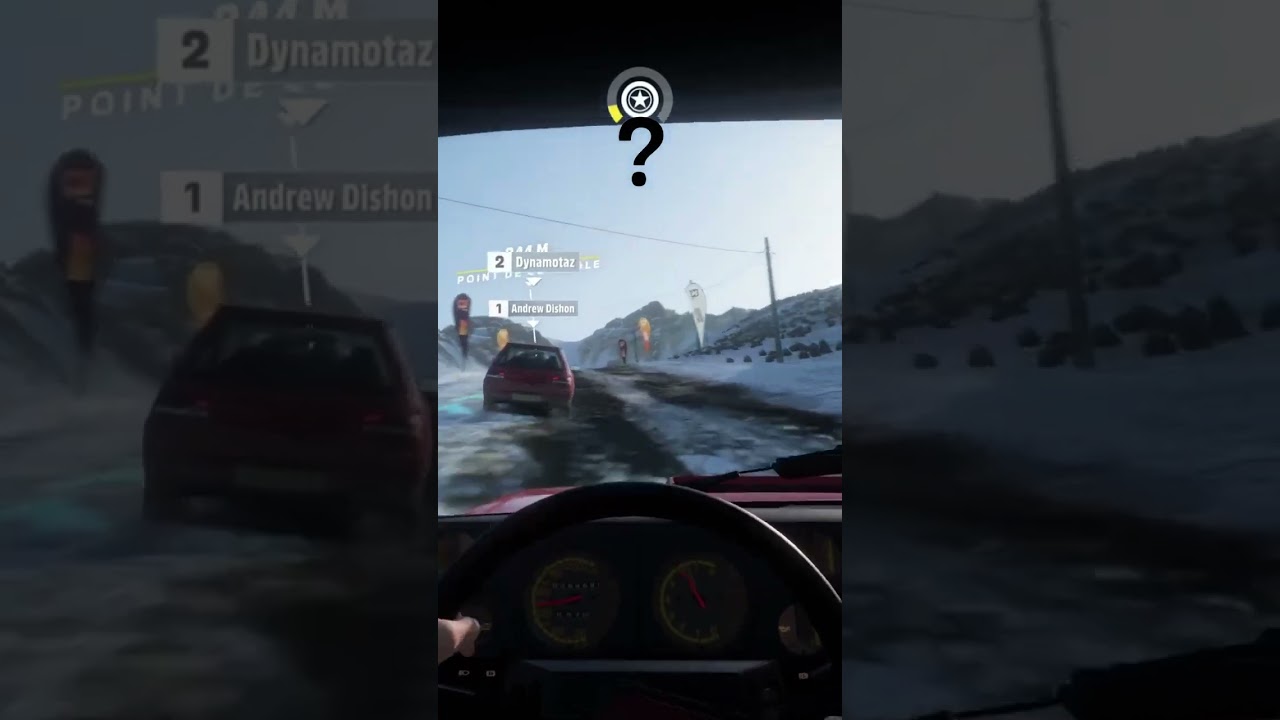 Bug in the pause menu of Forza Horizon 5