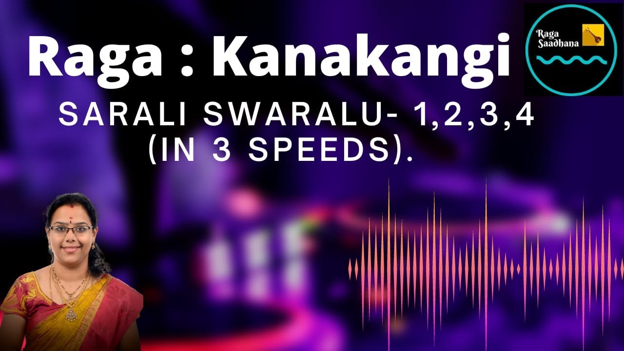 Kanakangi Ragam -Sarali Swaras -1,2,3,4 in 3 speeds