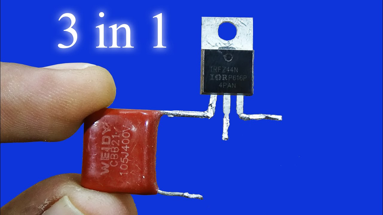 Make 3 in 1 Very Simple Electronic Projects