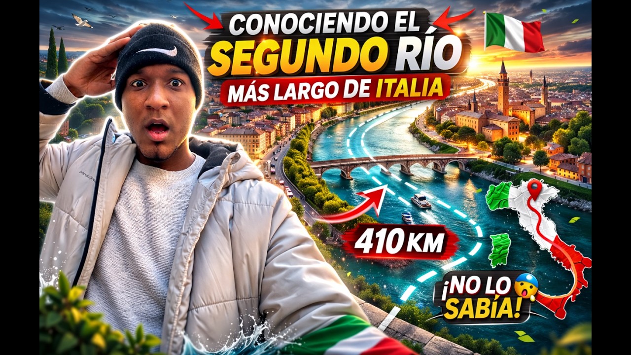 Conociendo el SEGUNDO Rio mas Largo de Italia. INCREIBLE!! HERMOSO!!