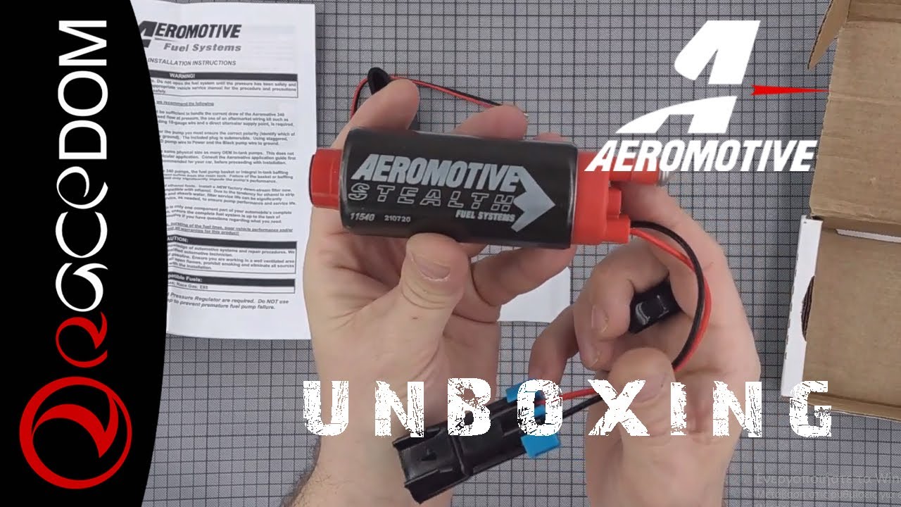 Unboxing the Aeromotive Fuel Pump, E85, Center inlet, 340lph 11540