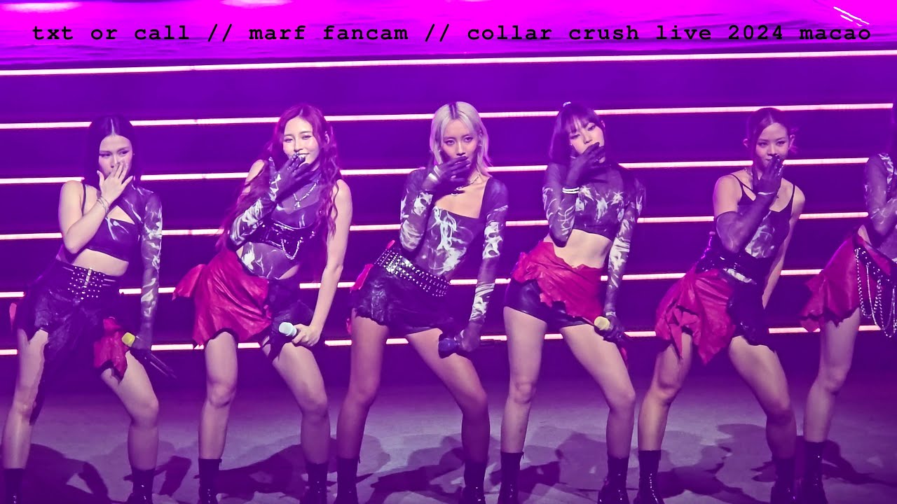 Marf fancam - TXT OR CALL 《COLLAR CRUSH LIVE 2024 - MACAO》