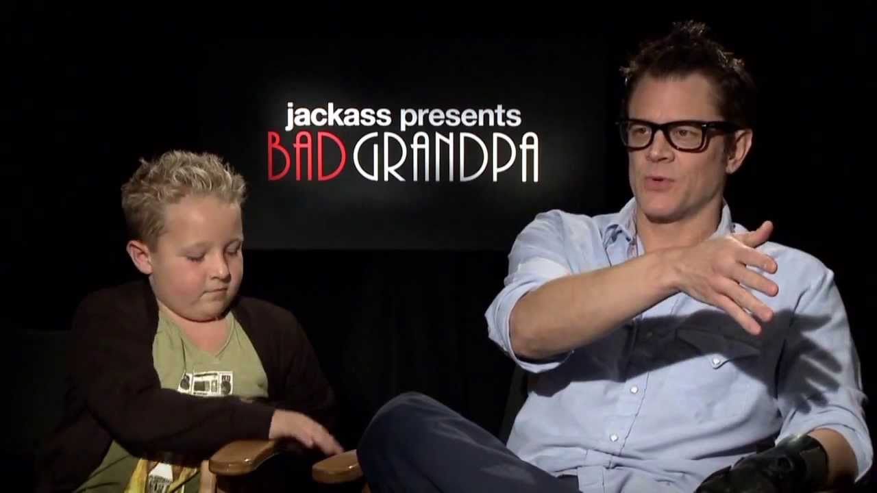 Jackass Presents Bad Grandpa: Johnny Knoxville & Jackson Nicoll Official Movie Interview| ScreenSlam