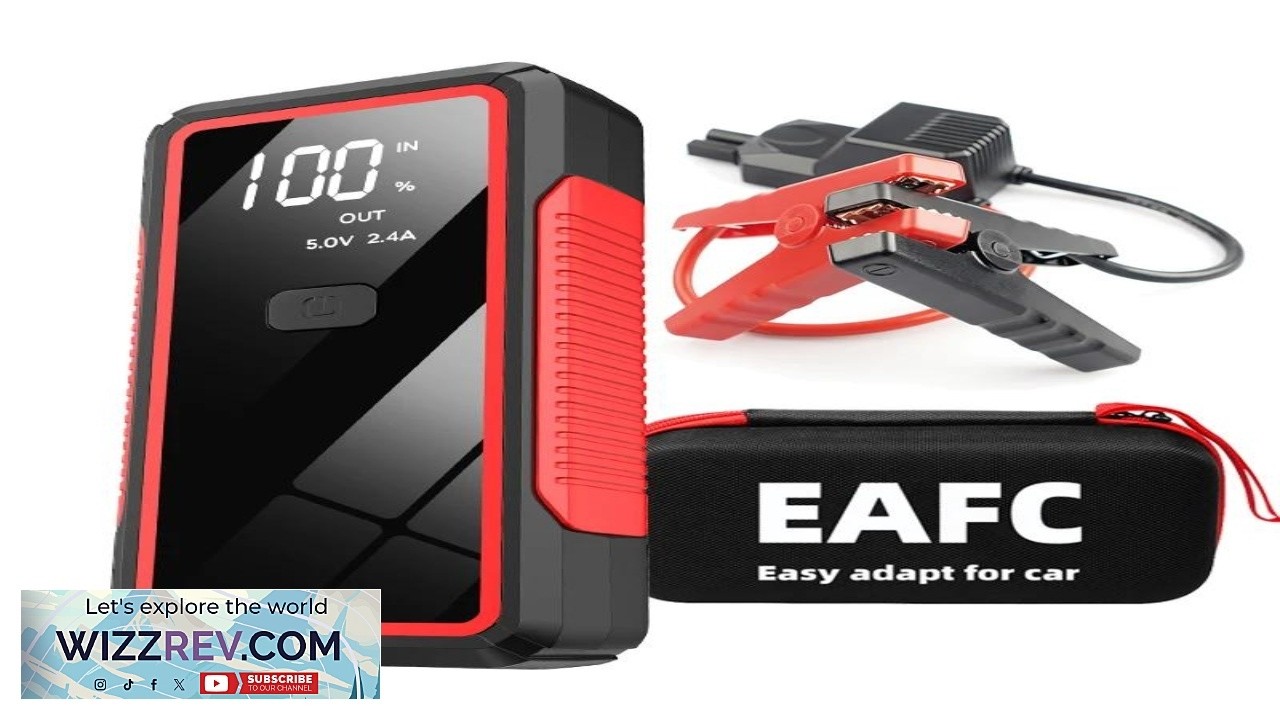 EAFC 2000A Jump Starter Power Bank Portable Charger Starting Device For 6.0L 4.0L