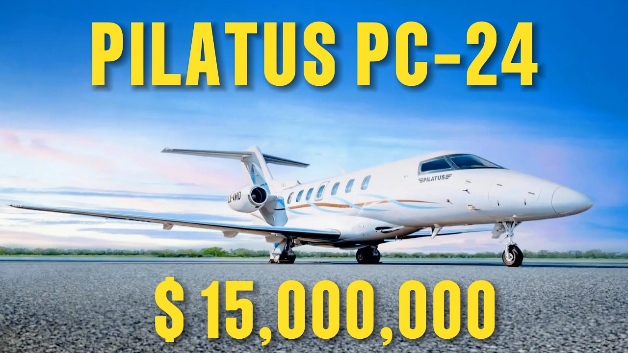 Внутри Pilatus PC-24 стоимостью 15 000 000 долларов — самого роскошного частного самолета!
