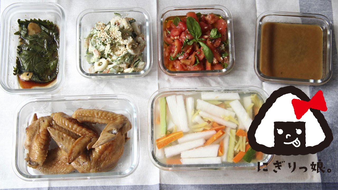 【作り置き・常備菜#19】 お弁当に大活躍の簡単レシピ6選 【Meal Prep】