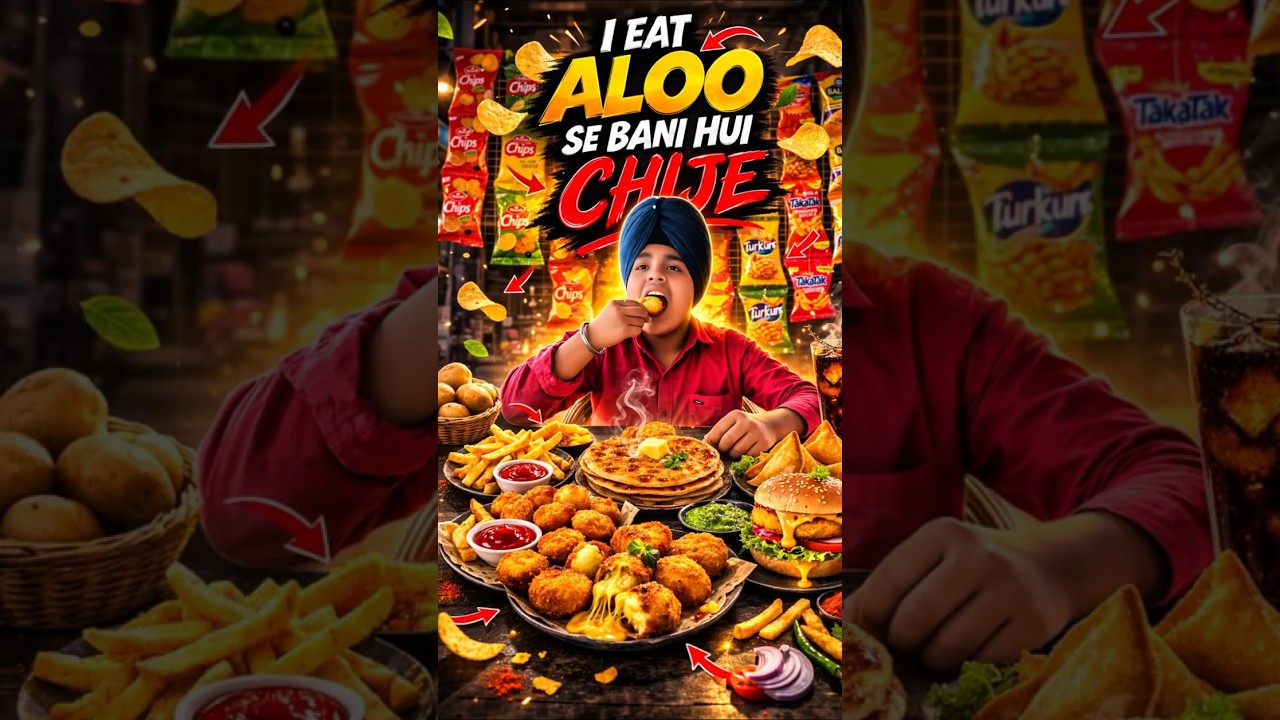 Extreme Aloo Food Challenge 🤯 😱 #alookhaoge #minivlog #shortfeed #shorts