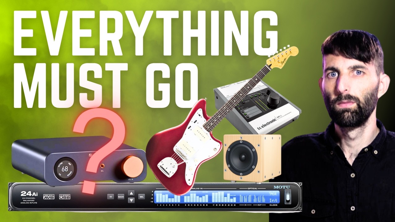 I'm selling & giving away my studio gear