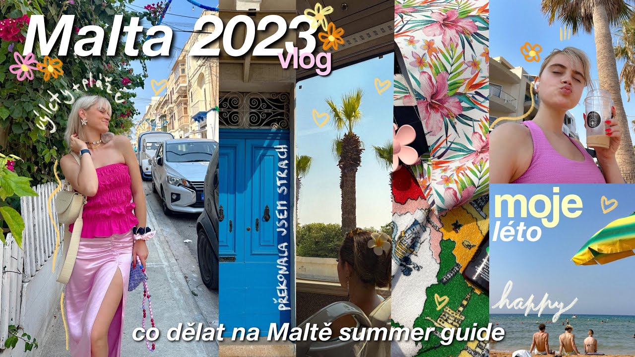 moje léto na Maltě 2023☆ | haul nákupů, cestovní vlogísek, top věci na Maltě