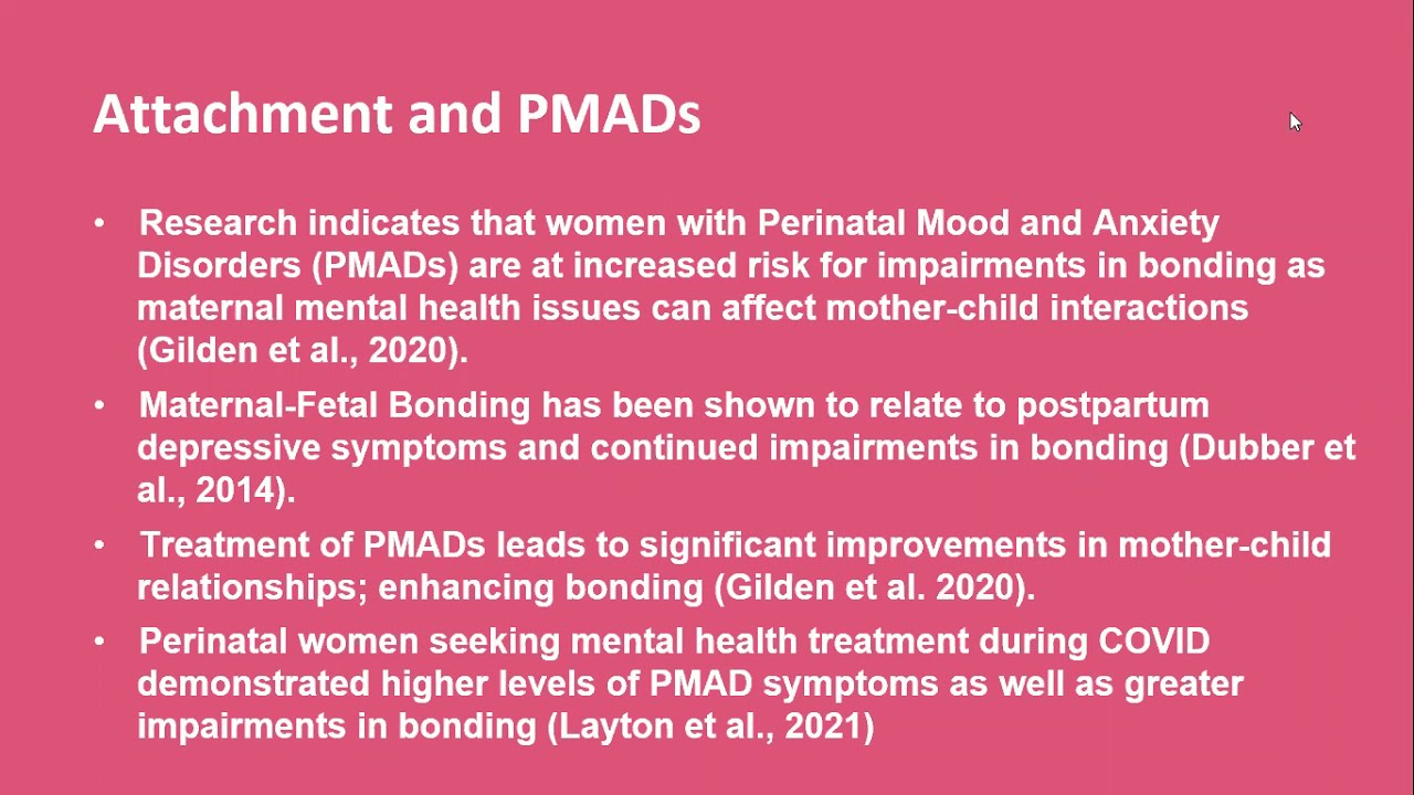 Mother-Infant Attachment: Promoting Connections in the Perinatal Period