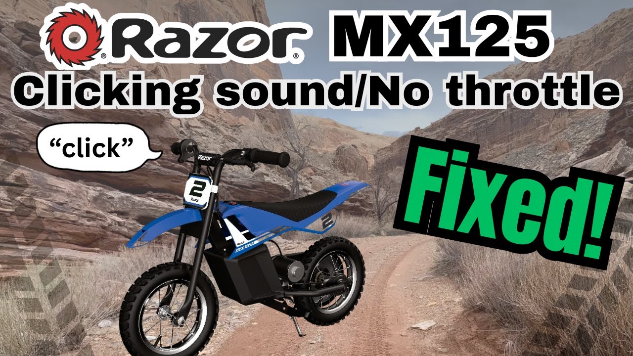 How to Fix Clicking\No Throttle on Razor MX125 Razor Dirtbike