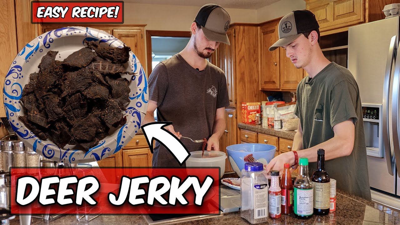 How to Make DEER JERKY! - Easy Recipe ANYONE Can Do