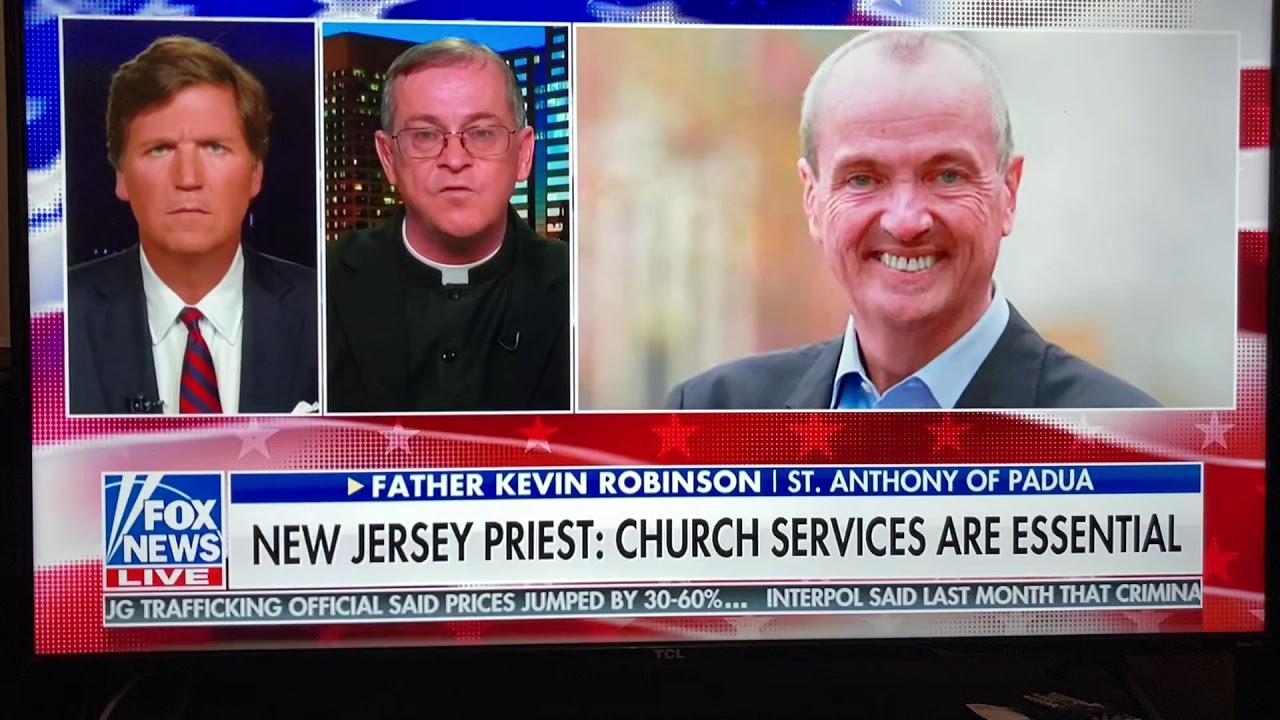 Father Robinson on Tucker Carlson May 15 2020