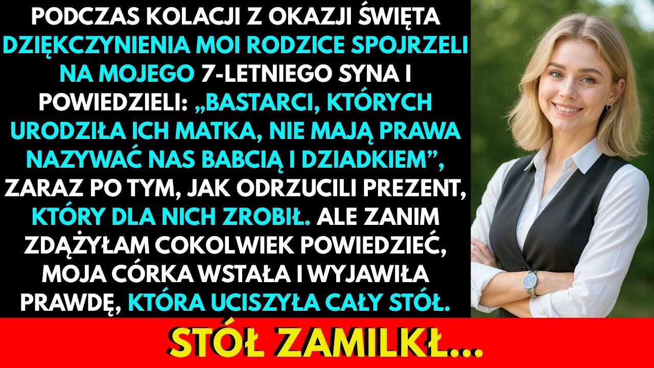 Nazwali Mego Syna „Nieślubnym”, Lecz 10-Letnia Córka Zamurowała Stół Słowami O Ojcu.