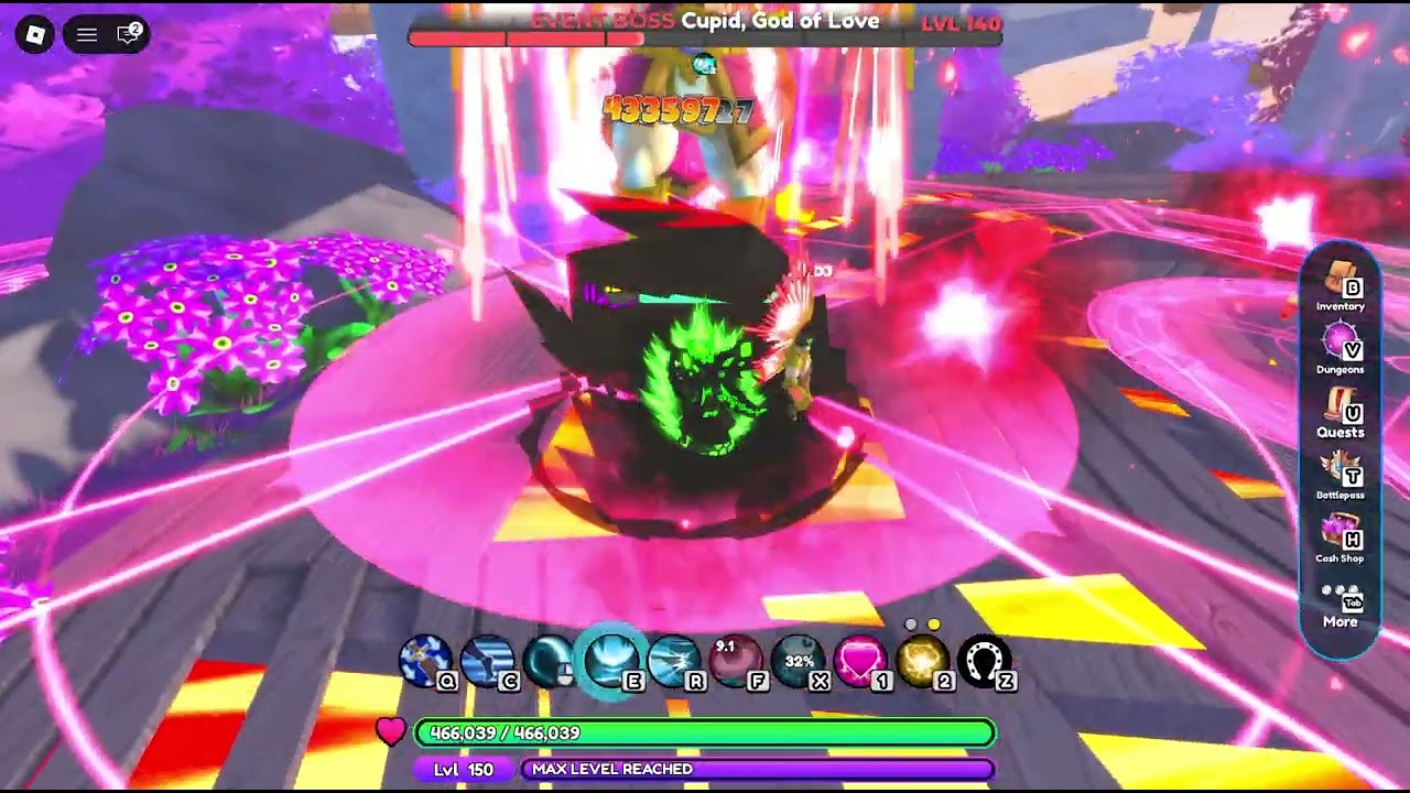 World Zero - Valentine's Event 2026 Warlord Solo Challenge (Cupid Boss)