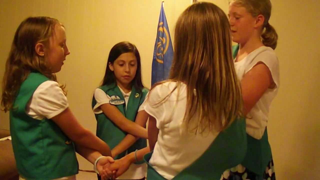 Girl Scout songs and closing circle